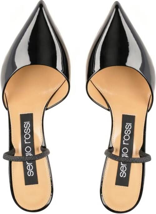 sergio rossi Sandalen Godiva Slingback 75 in zwart