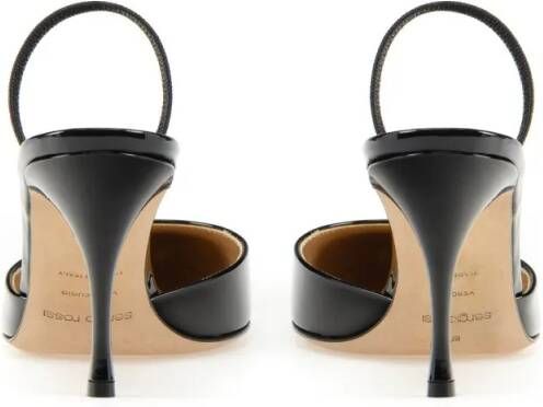 sergio rossi Sandalen Godiva Slingback 75 in zwart