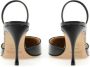 Jimmy Choo Zwarte Glitter Blokhak Sandaal Black Dames - Thumbnail 5