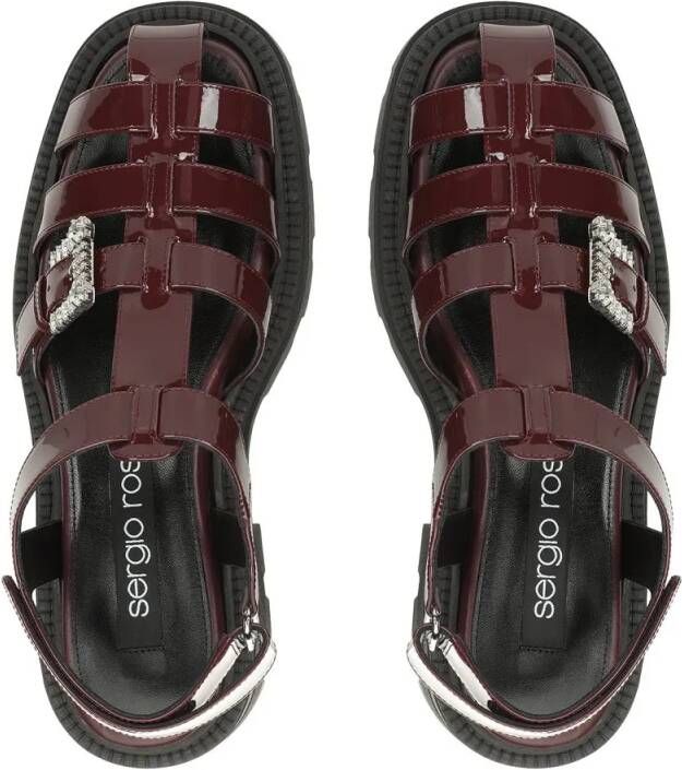 sergio rossi Sandalen Sr Twenty Buckle 25 Sandal in rood