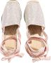 Stella Mccartney Espadrilles Gaia Embellished Ankle Strap Platform Espadrilles in beige - Thumbnail 3