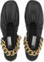 Stella Mccartney Loafers & ballerina schoenen Falabella Chunky Chain Ballet Flats in zwart - Thumbnail 2