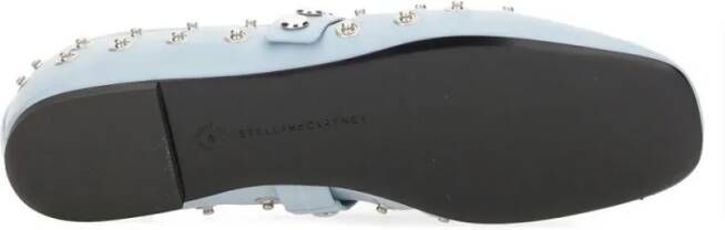 Stella Mccartney "Ryder" Ballerina Flats With Studs in blauw