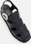 Stella Mccartney Sandalen Black Wedge Sandals With Adjustable Ankle Strap in zwart - Thumbnail 12