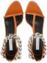 Stella Mccartney Sandalen Falabella Sandal Leather in oranje - Thumbnail 2