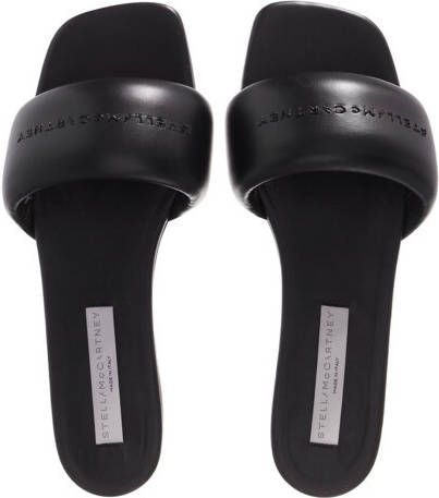 Stella Mccartney Sandalen Sandals Slides with Logo in zwart