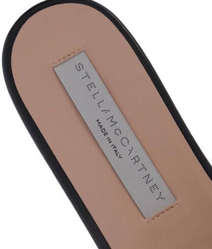 Stella Mccartney Slippers Flat Falabella-Slides in zwart