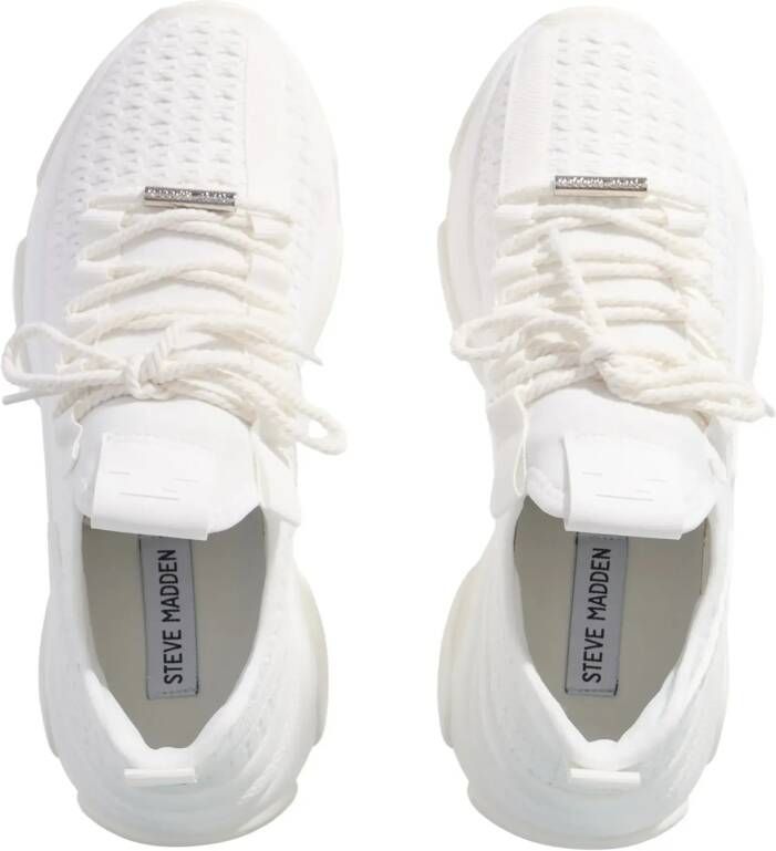 Steve Madden Low-Top Sneakers Mileage in wit