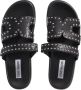 Steve Madden Missile-S leren slippers met studs zwart - Thumbnail 13