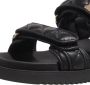 Steve Madden Mona-Q Quilted leren sandalen zwart - Thumbnail 10