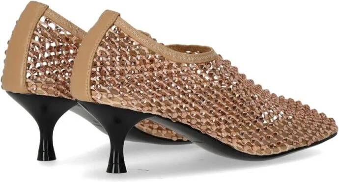 Strategia Hoge hakken Jewels Sand Pumps in beige