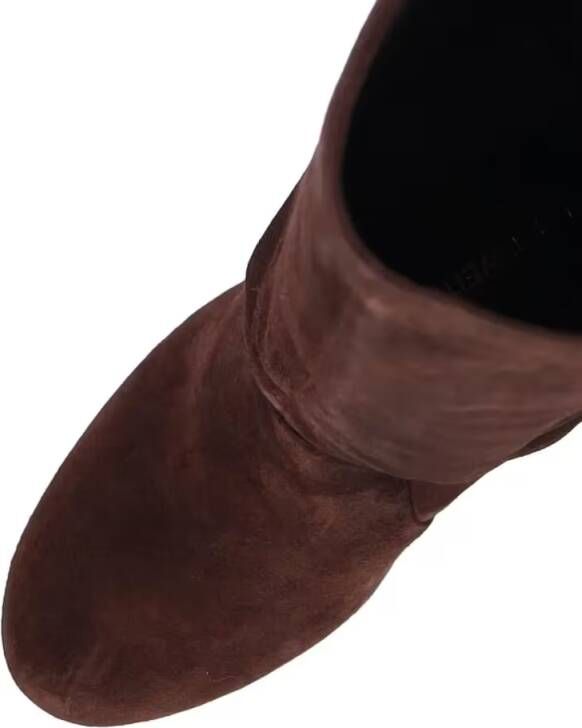 Stuart Weitzman Boots "Babette 85" Boots – Brown in bruin