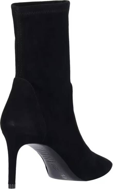 Stuart Weitzman Boots Stuart Power Ankle Boots – Black in zwart