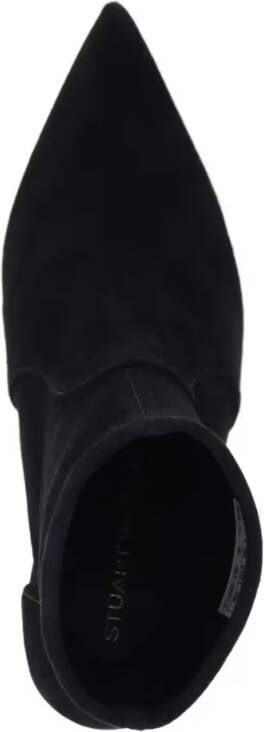 Stuart Weitzman Boots Stuart Power Ankle Boots – Black in zwart