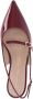 Stuart Weitzman "Emilia" Slingback Mules – Bordeaux in rood - Thumbnail 3
