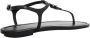 Stuart Weitzman Hoge hakken Georgie T-Strap in zwart - Thumbnail 3