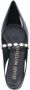 Stuart Weitzman Zwarte Slingback Parel Detail Platte Schoenen Black Dames - Thumbnail 22