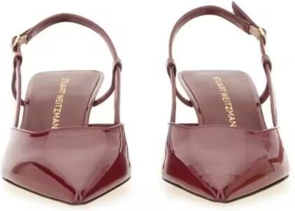 Stuart Weitzman Hoge hakken "Vinnie" Slingback in rood