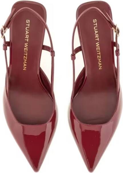 Stuart Weitzman Hoge hakken "Vinnie" Slingback in rood