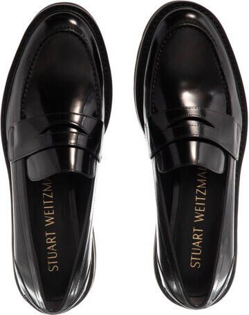 Stuart Weitzman Loafers & ballerina schoenen Ultralift Loafer in zwart