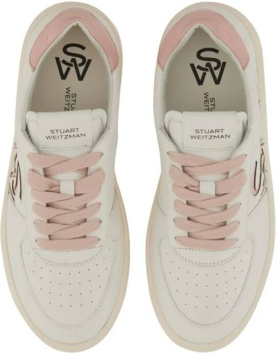 Stuart Weitzman Low-Top Sneakers Sneaker With Logo in wit