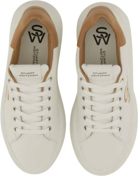 Stuart Weitzman Low-Top Sneakers Sw Pro Sneaker in wit