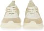 Stuart Weitzman Low-Top Sneakers Textured Mesh And Leather Sneakers With Chunky Sol in wit - Thumbnail 2