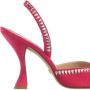 Stuart Weitzman Pumps & high heels Gemcut Xcurve 100 Slingback Pump in roze - Thumbnail 14