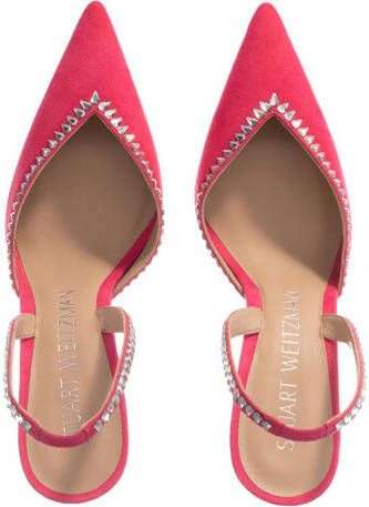 Stuart Weitzman Pumps & high heels Gemcut Xcurve 100 Slingback Pump in roze