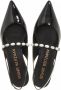 Stuart Weitzman Emilia Pearlita slingback platte schoenen Black Dames - Thumbnail 16