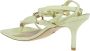 Stuart Weitzman Sandalen Lalita 75 Sandals Yellow & Orange in geel - Thumbnail 4