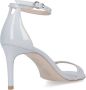 Stuart Weitzman Sandalen "Nudist Ii 75" Slingback Sandals – Silver in zilver - Thumbnail 2