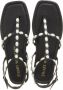 Stuart Weitzman Sandalen Pearlita Flat Sandal in zwart - Thumbnail 2