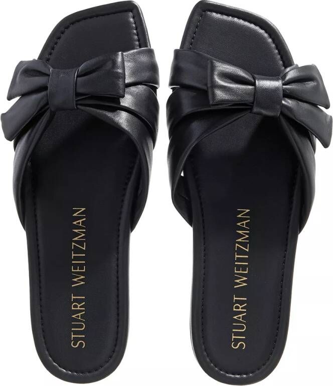 Stuart Weitzman Slippers Sofia Slide in zwart