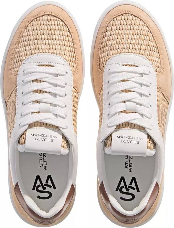 Stuart Weitzman Sneakers Sw Courtside Logo Sneaker in beige