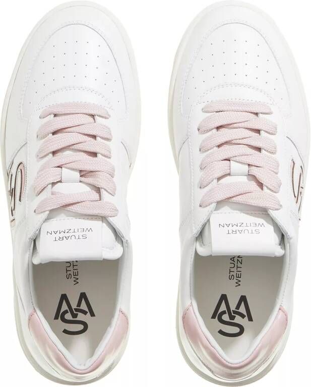 Stuart Weitzman Sneakers SW COURTSIDE LOGO SNEAKER in wit