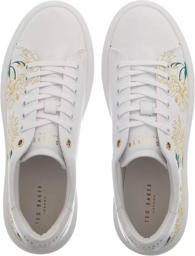 Ted Baker Sneakers Lornima Embroidered Inflated Sole Sneaker in wit
