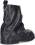 The Attico Boots Mini Robin Combat Boots In Black Hammered Leather in zwart - Thumbnail 2
