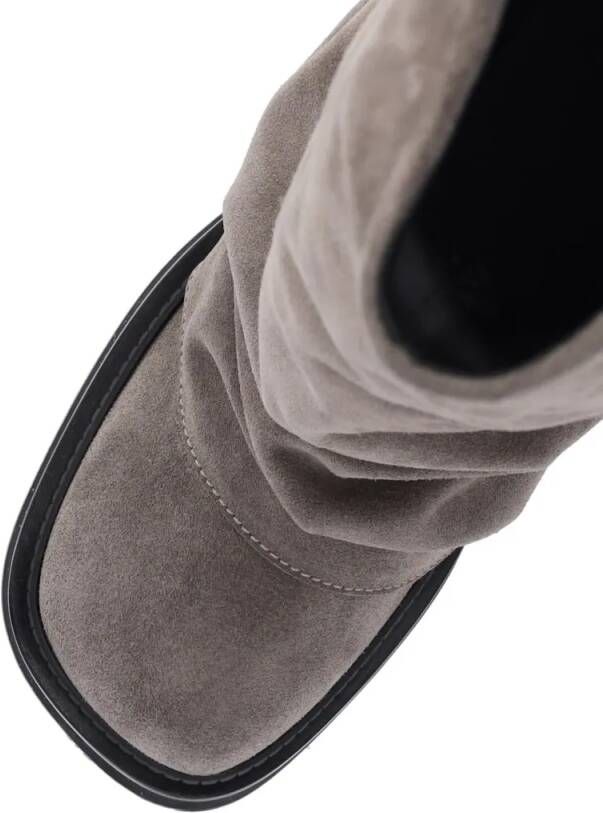 The Attico Boots "Robin" Combat Boots – Taupe in bruin