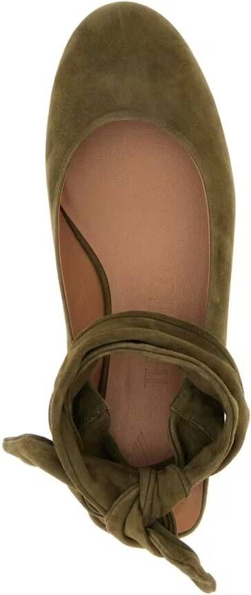 The Attico 'Cloe' Ballet Flats in grijs