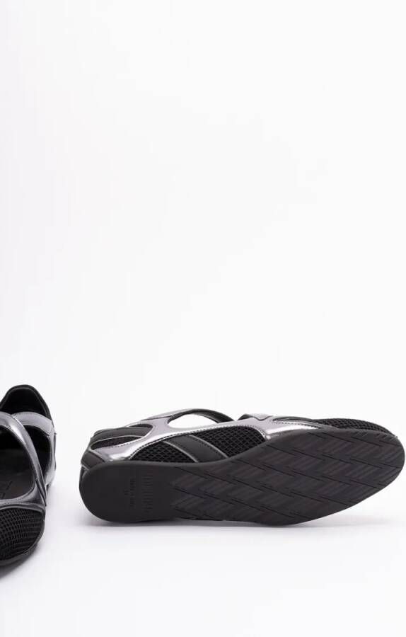 The Attico `Floor 01` Ballerina Flats in zwart