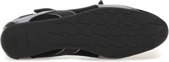 The Attico "Floor 1" Ballerina Flat in zwart