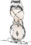 The Attico Sandalen Adele 105Mm Snakeskin-Print Sandals in zilver - Thumbnail 4