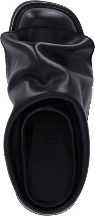 The Attico Sandalen "Mini Robin" Sabot – Black in zwart