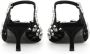 The Attico Sandalen Slingback "Grid" in zwart - Thumbnail 2