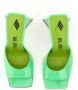 The Attico Slippers & Mules Mule Devon in groen - Thumbnail 2