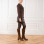 Thea Mika Enkellaarzen Plateau-Stiefel in bruin - Thumbnail 2