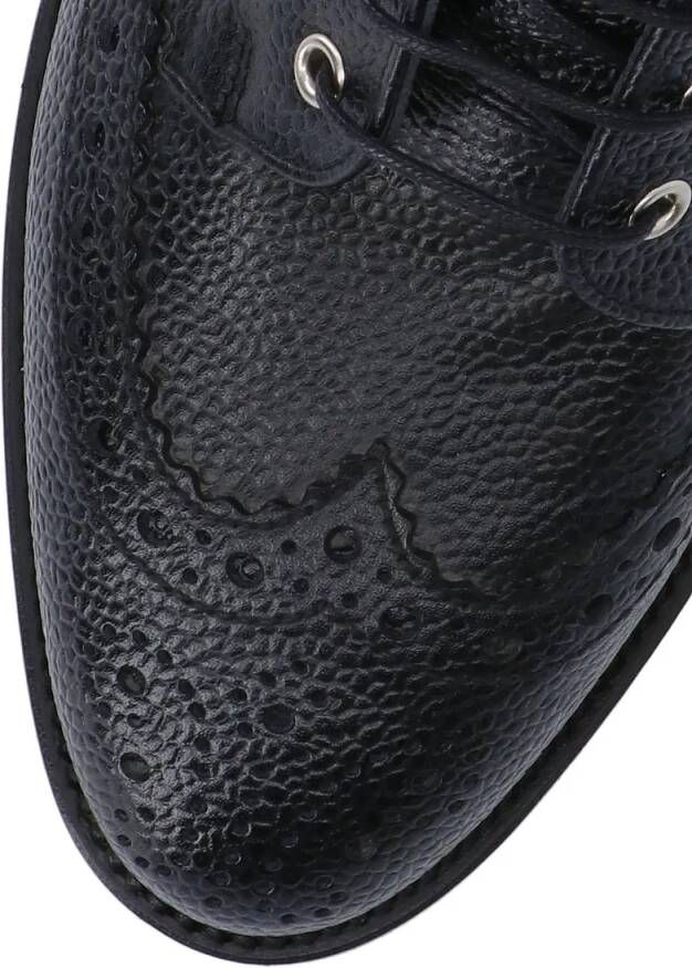 Thom Browne Boots Brogue Detail Boots – Black in zwart