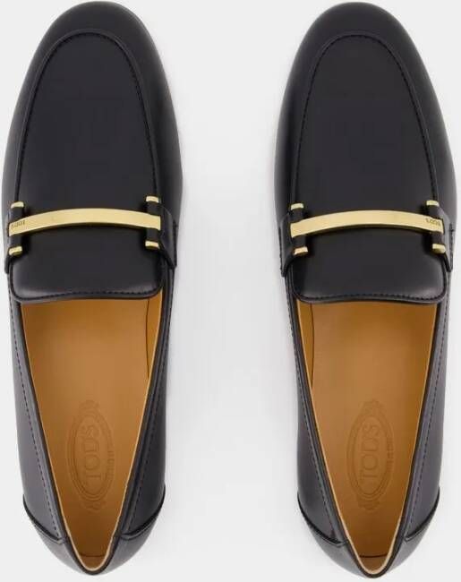 TOD'S Barreta Loafer Leather Black in zwart