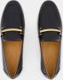 TOD'S Zwarte Leren Instappers Barretta Attacchi Black Dames - Thumbnail 7